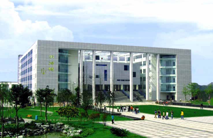 雄伟壮观的科技大学新建教学楼